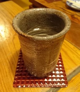 本格焼酎のお湯割り